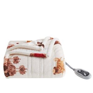 cuddl duds heated plush to sherpa blanket